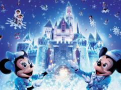 Mickey en Minnie vieren kerst in Disneyland