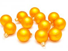 Oranje kerstballen