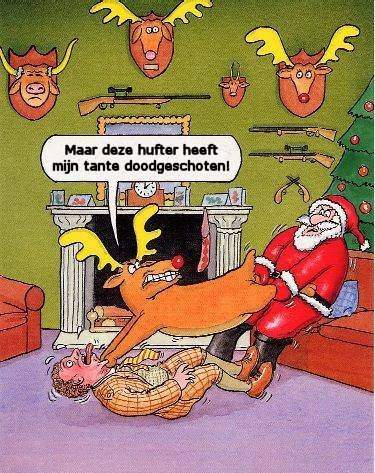 Kerstfun: Rudolf is boos