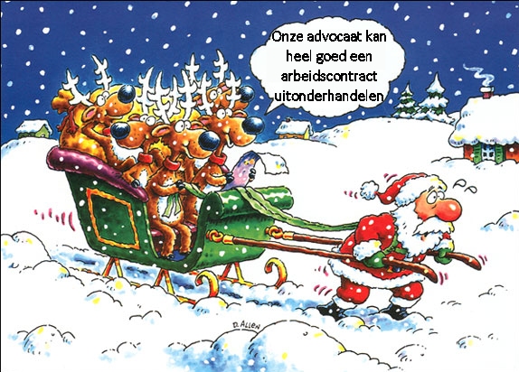 Kerstfun: Arbeidscontract